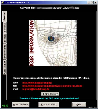 ICQr Information v1.5